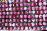 SEAS76 15 inches 8mm round dyed imperial jasper beads