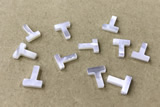 Shel34 8*10mm Natural White Shell Alphabet Letter Pendant