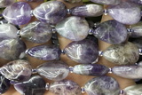 TEAR25 15 inches 13*18mm flat teardrop amethyst gemstone beads