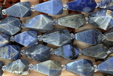 TEAR50 15 inches 10*20mm - 13*23mm faceted freeform teardrop sodalite beads