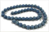 TURQ119 15 inches 10mm round synthetic turquoise beads