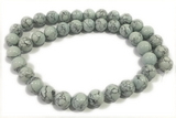 TURQ131 15 inches 4mm round synthetic turquoise beads