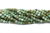 TURQ221 15 inches 6mm round Mongolian turquoise beads