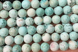 TURQ235 15 inches 10mm round turquoise beads wholesale