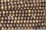 WOOD06 15 inches 6mm round wood beads wholesale