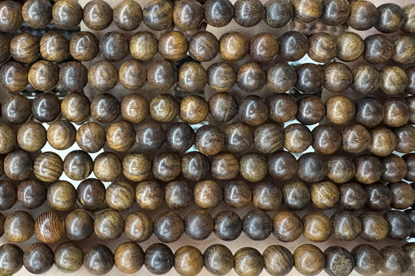 WOOD07 15 inches 6mm round wood beads wholesale