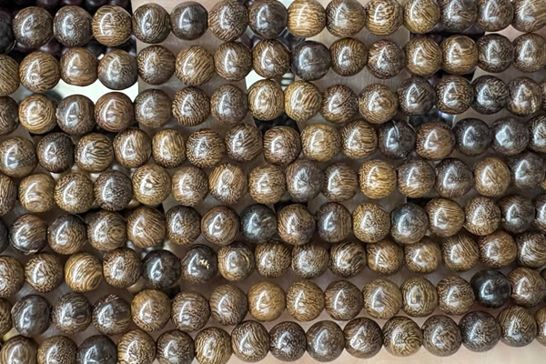 WOOD08 15 inches 6mm round wood beads wholesale