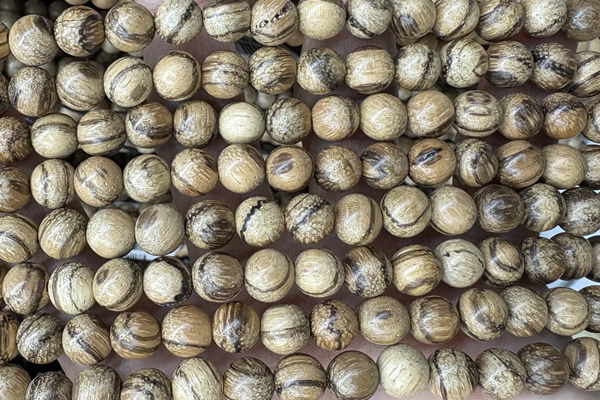 WOOD17 15 inches 8mm round wood beads wholesale