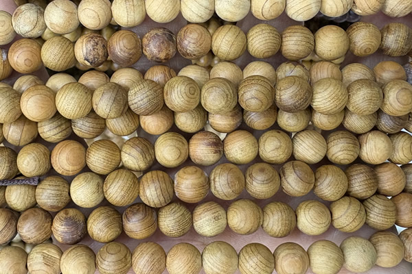 WOOD18 15 inches 8mm round wood beads wholesale